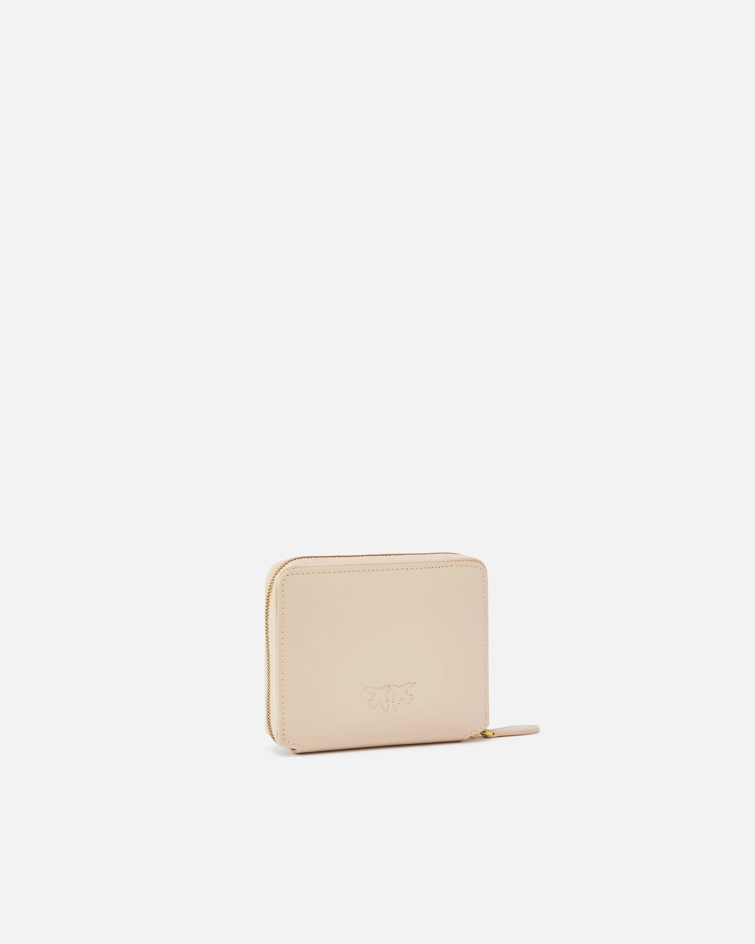 CARRÉ - Portefeuille carré à contour zippé | Beige
