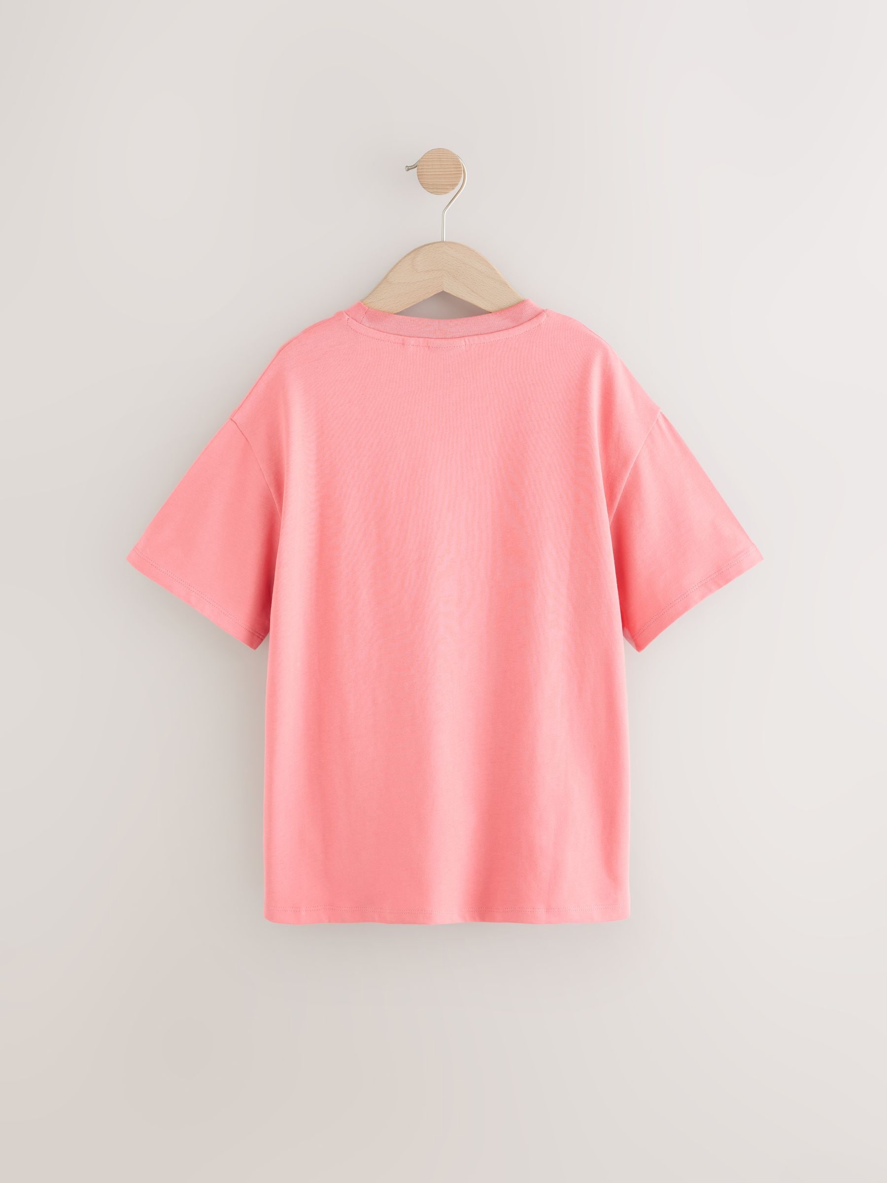 Roze - Foo Fighters - Oversized band T-shirt (3-16jaar)