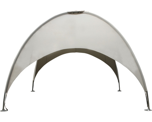 Koepeldak paviljoen partytent Garden Place Jessie 500 x 500 cm lichtgrijs
