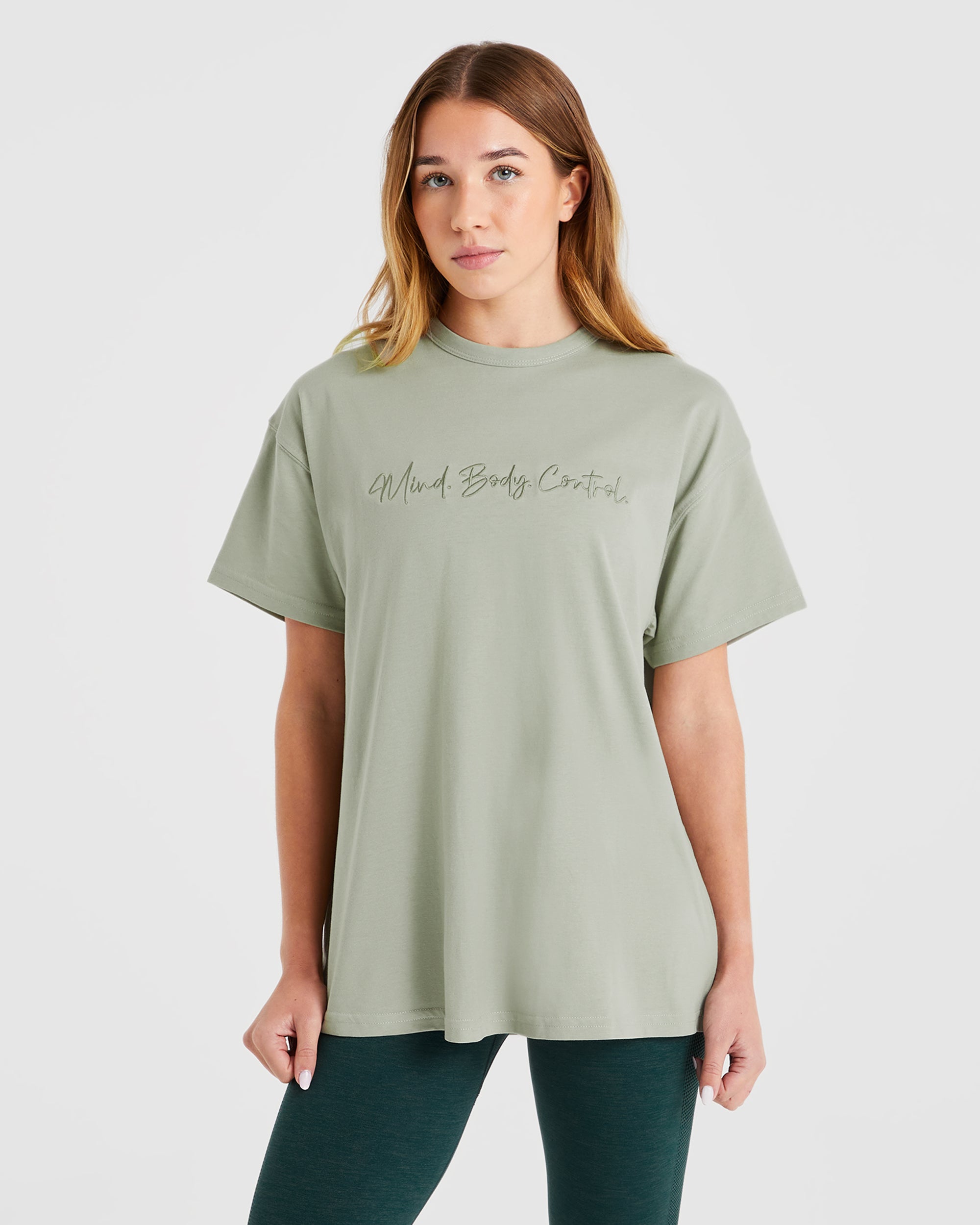 Mind Body Control Oversized T Shirt