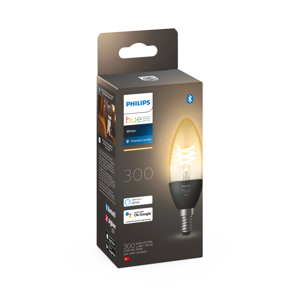 Philips Hue - Filament Candle E14 - Warm White