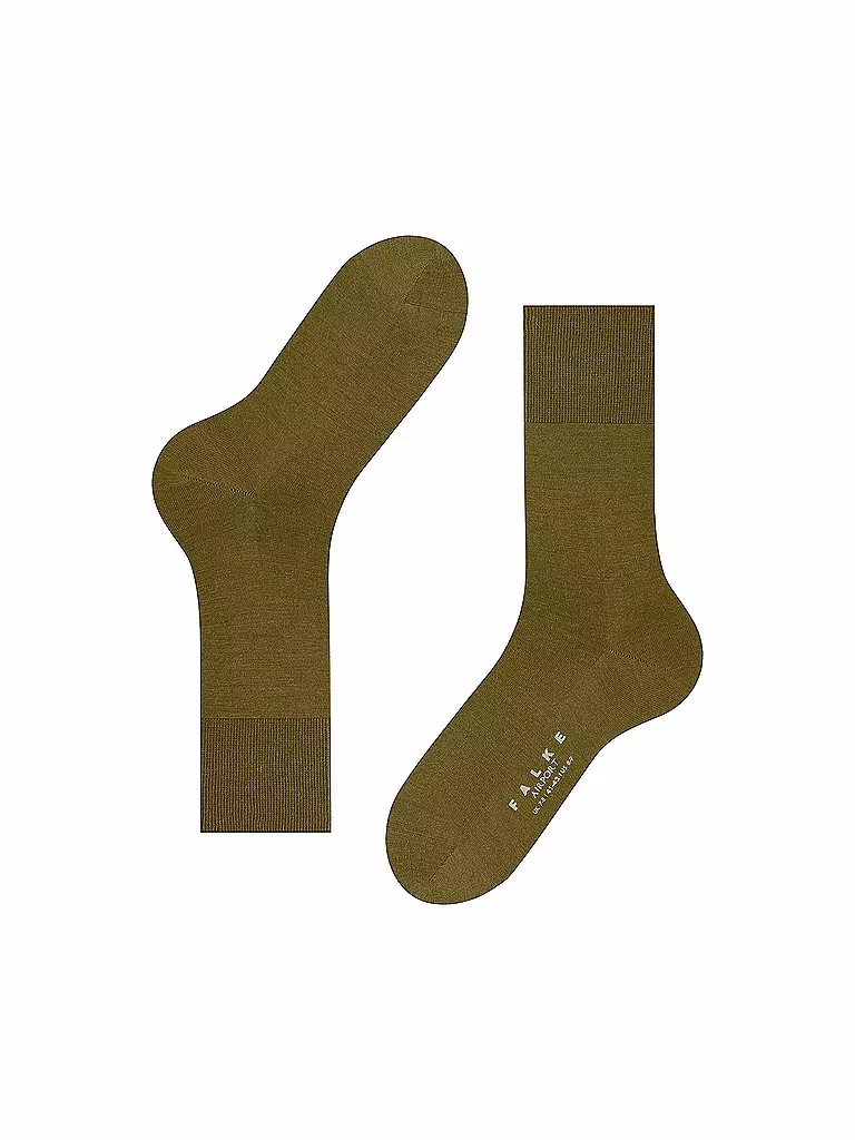 FALKE Socken Airport dried herb olive