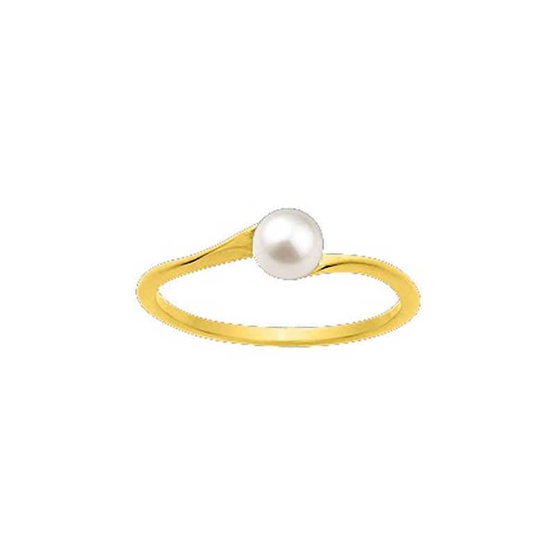 Bague Femme - perle - Or 18 Carats