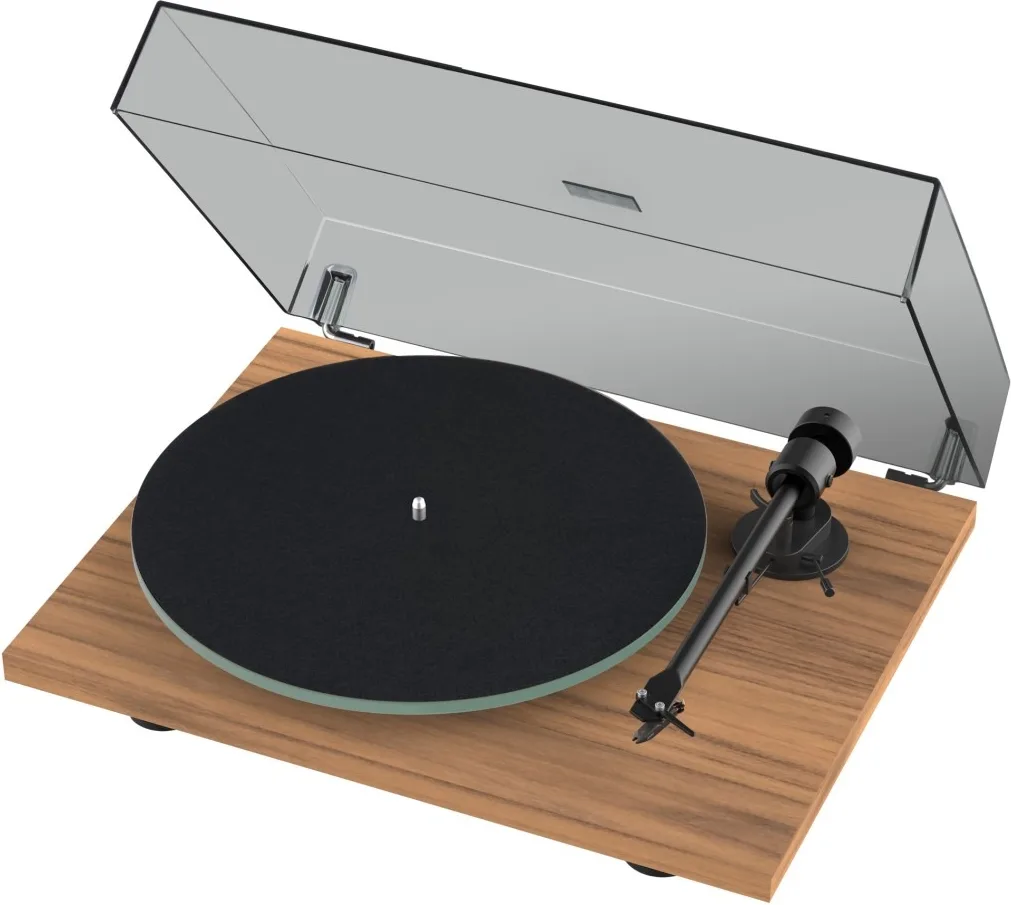 Pro-Ject T1 EVO Noyer   cellule Ortofon OM 10 Platines vinyle hi-fi