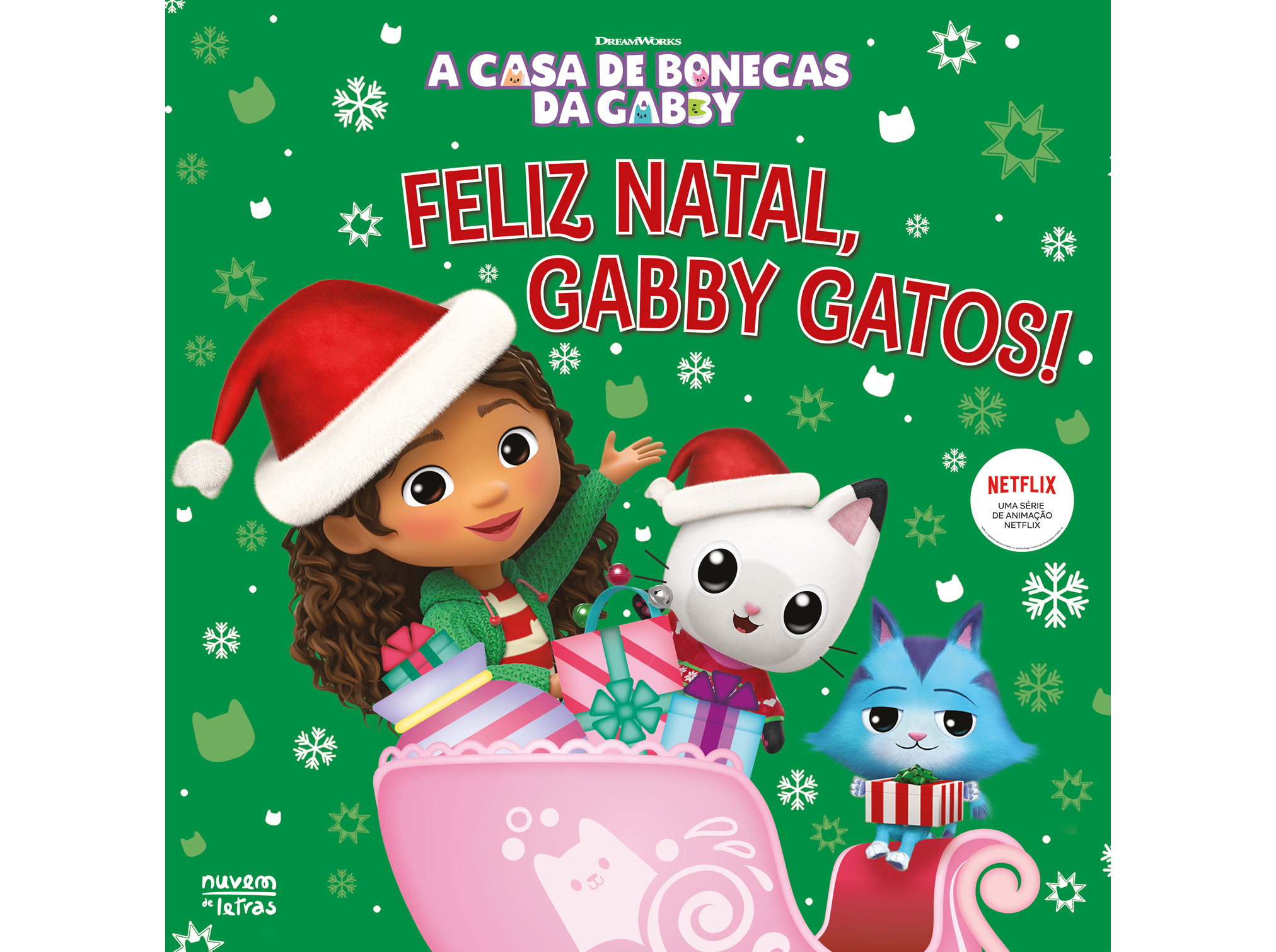 LIVRO A CASA DE BONECAS DA GABBY - FELIZ NATAL GABBY GATOS