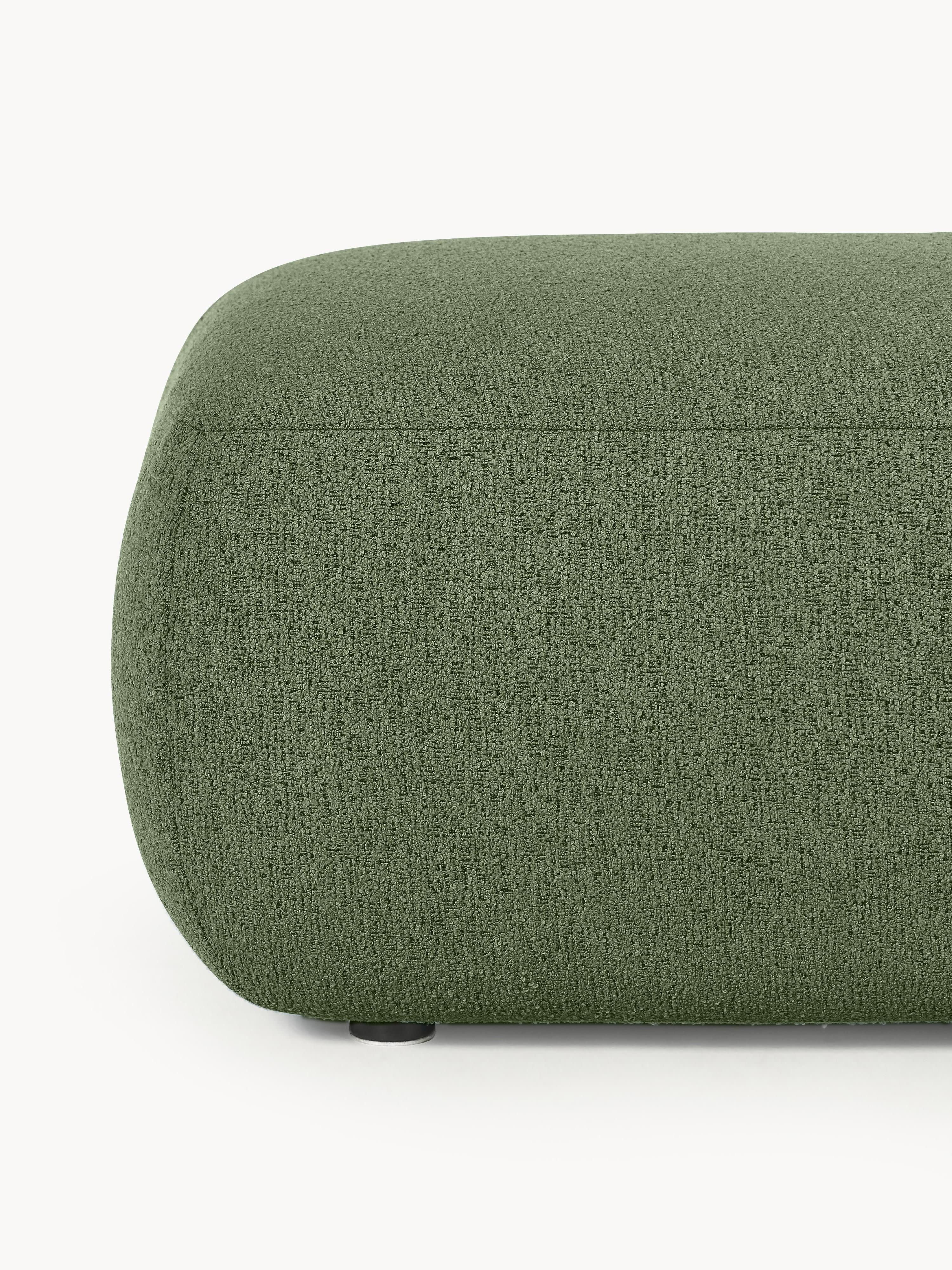 Modulaire XL chaise longue Sofia van bouclé stof