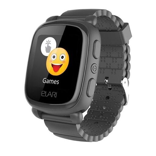 Smartwatch Elari Kidphone 2 Preto com Localizador para Crianças - Tela Sensível ao Toque
