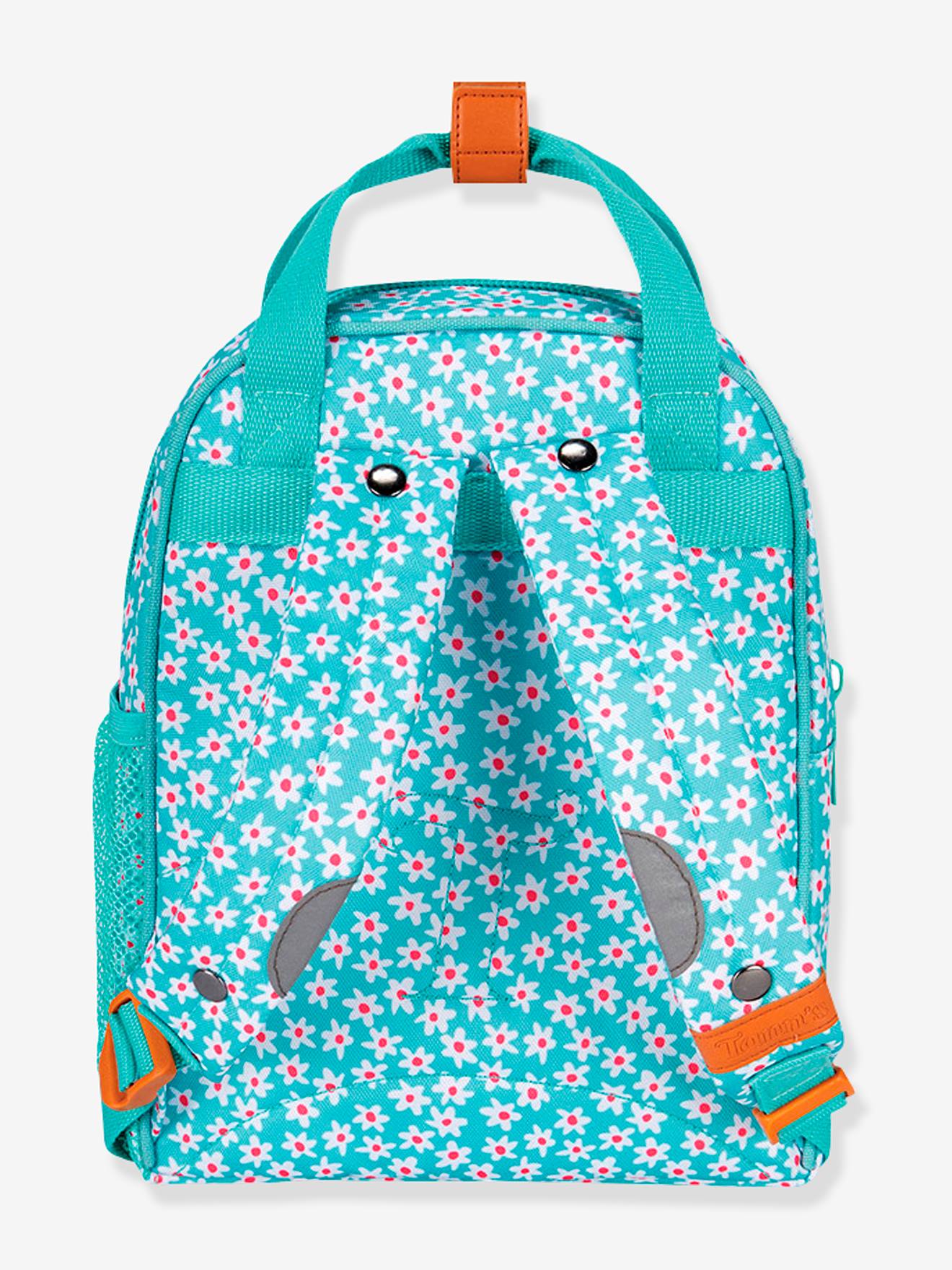 Mochila verde-clara estampada da Pia Tann