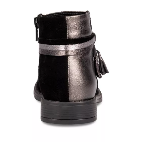 Bottines NOIR LOVELY SKULL CUIR
