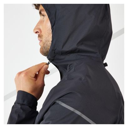 Veste Running Kiprun Rain  Noir