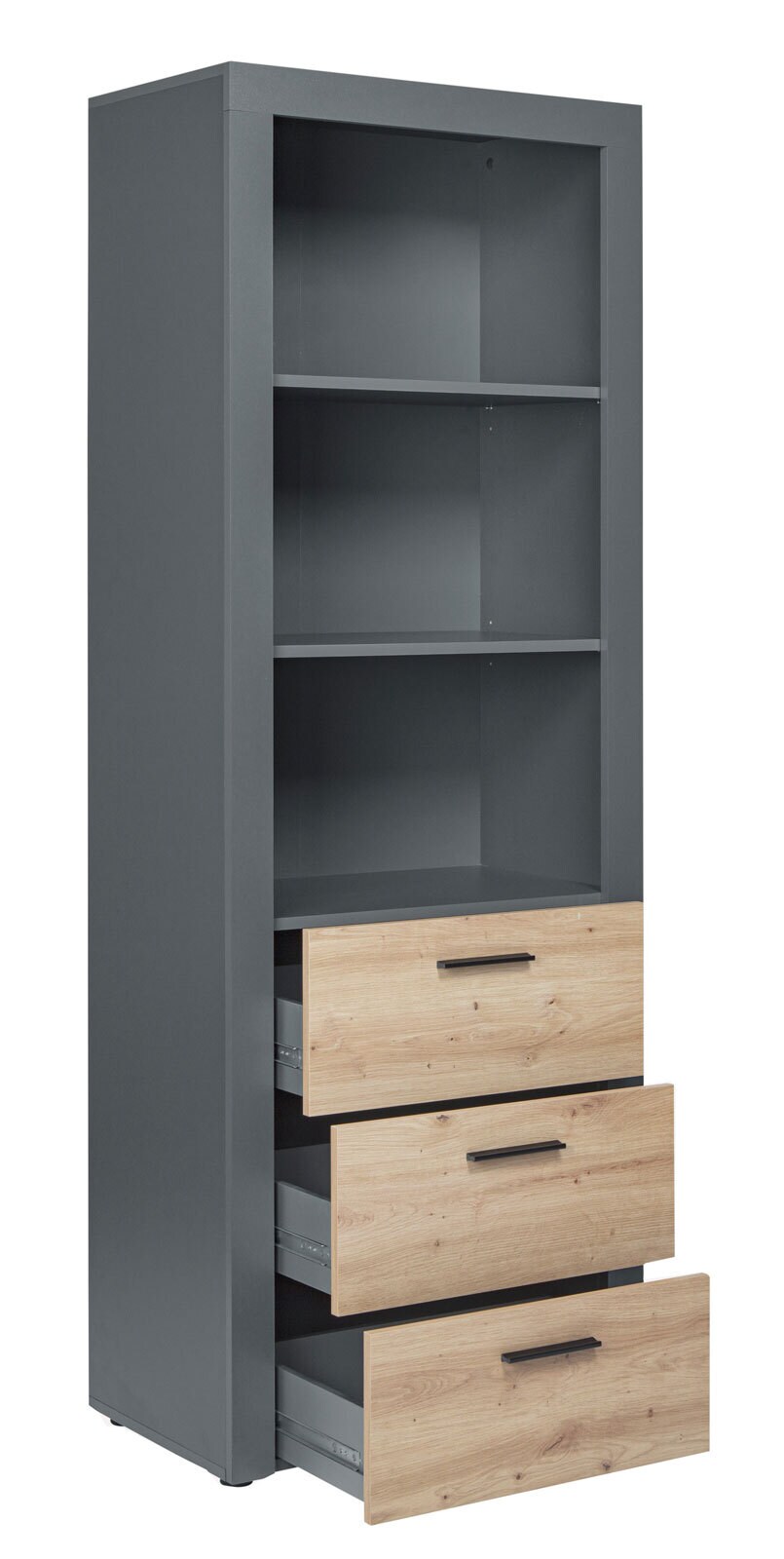 Regal ROLAND grau/ braun