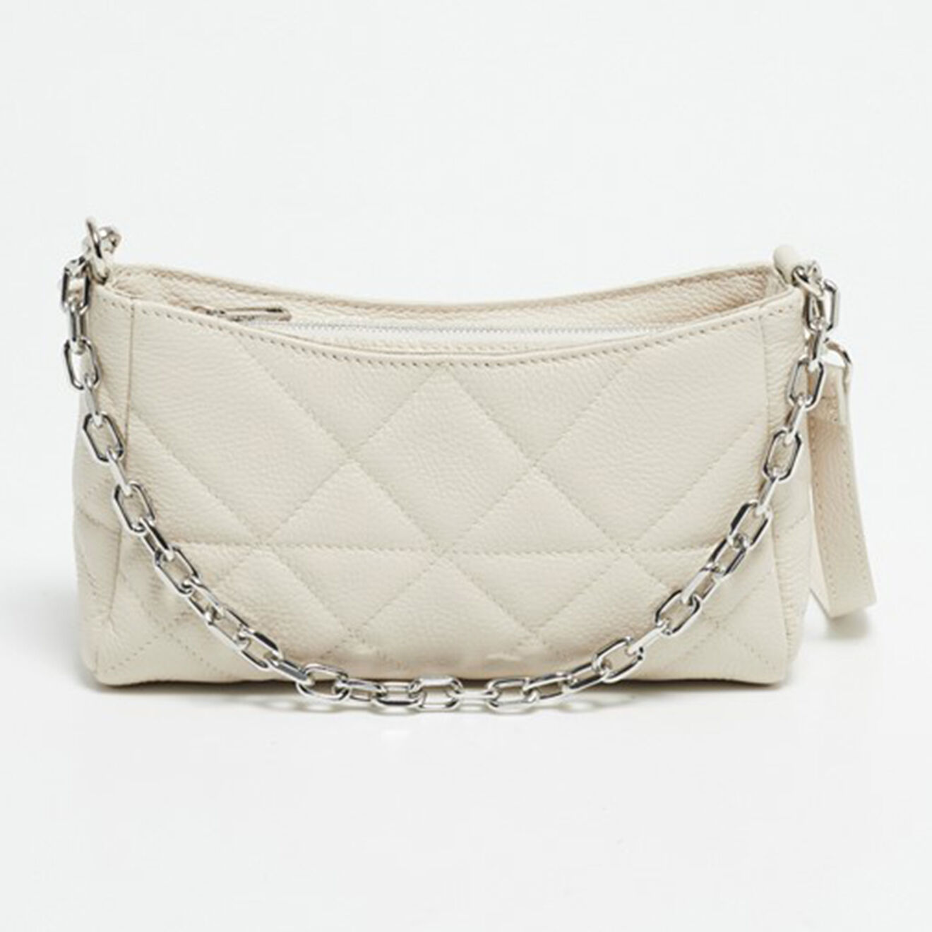 Christian Laurier Sac bandoulière en Cuir Nyx beige - 24.5x15x8 cm