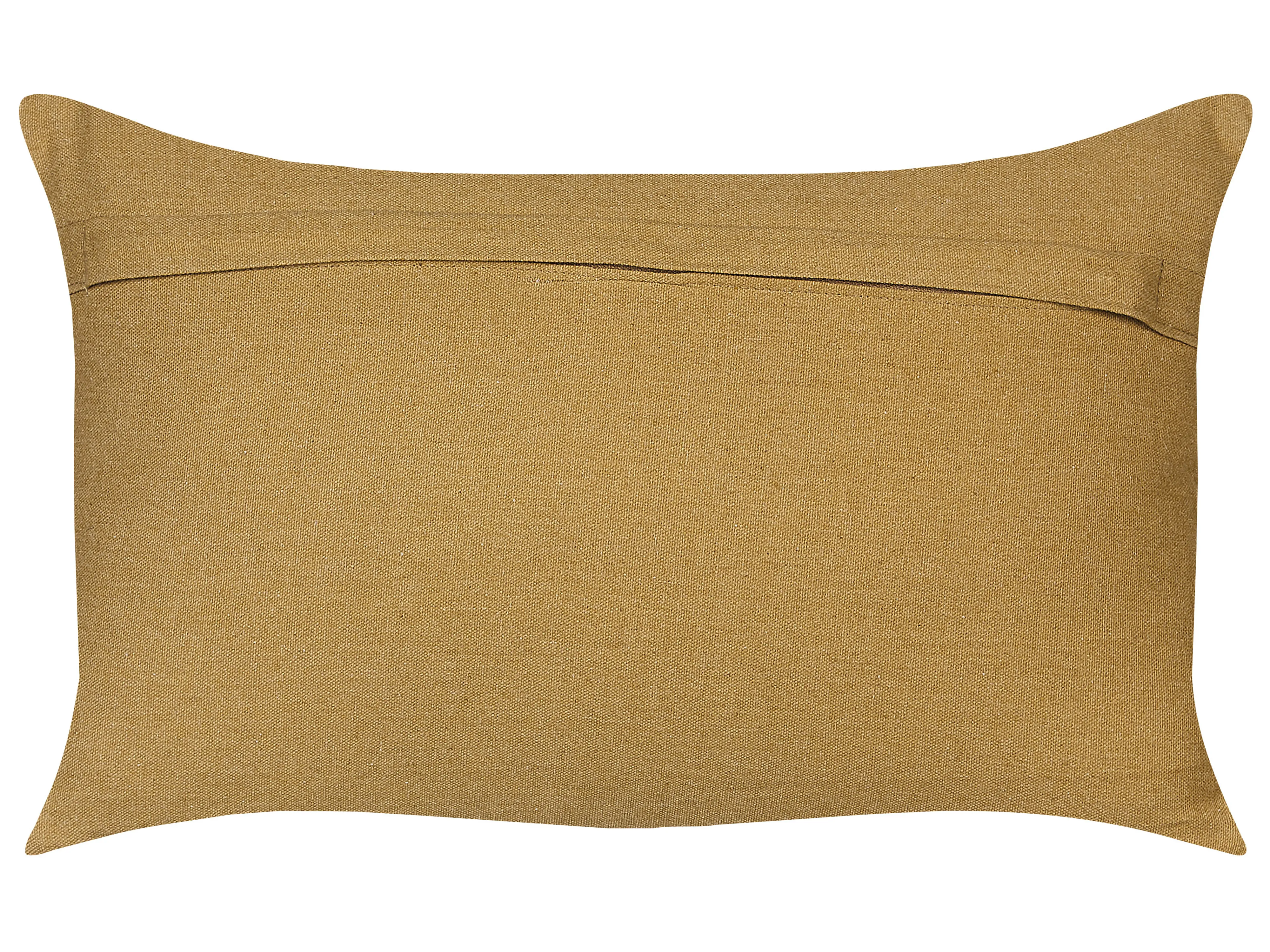 Set van 2 sierkussens ARVEN Jute 30 x 50 cm Bruin oosters patroon