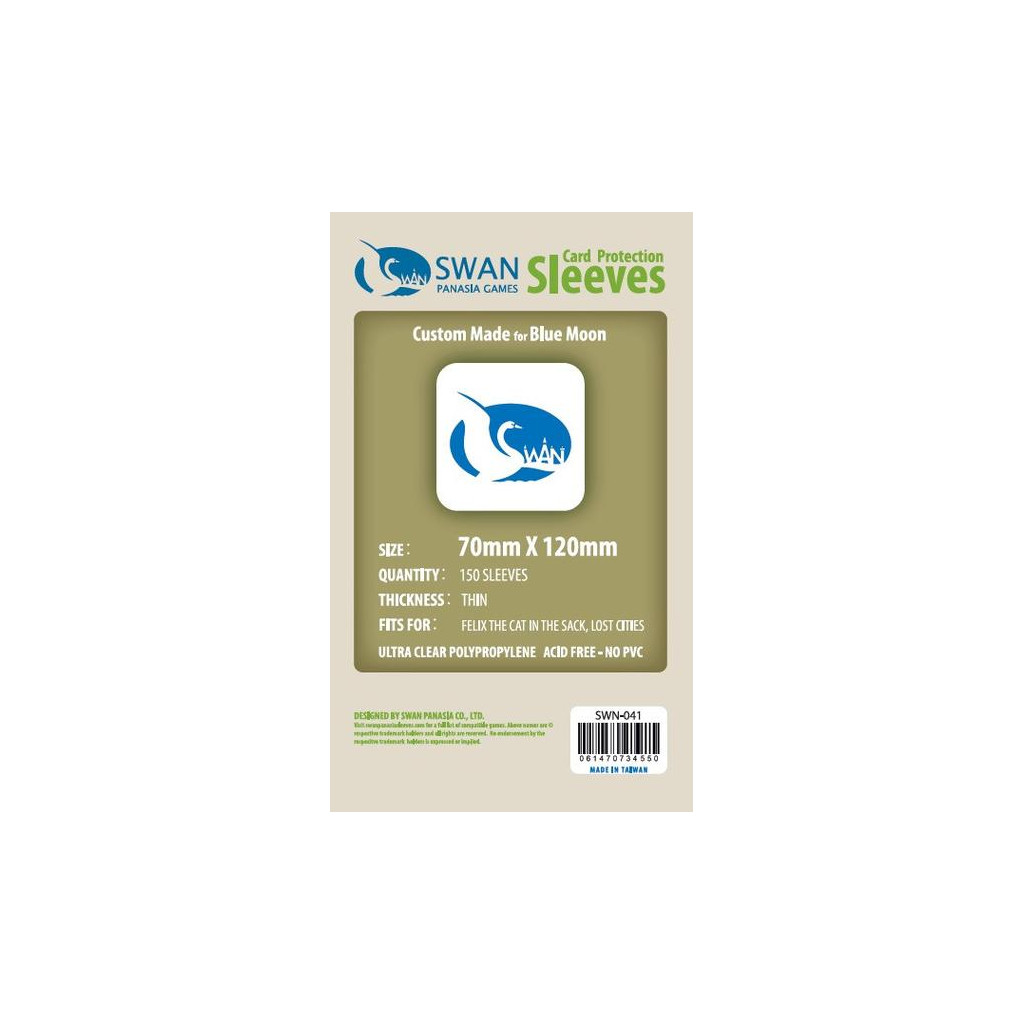 Swan Panasia - Card Sleeves Standard - 70x120mm - 150p