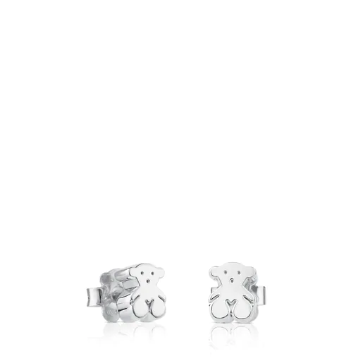 Brincos Sweet Dolls de prata de 0,7 cm