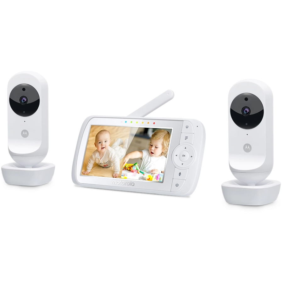 Motorola Video-Babyphone VM35-2 Twin mit 5,0 Farbdisplay LCD