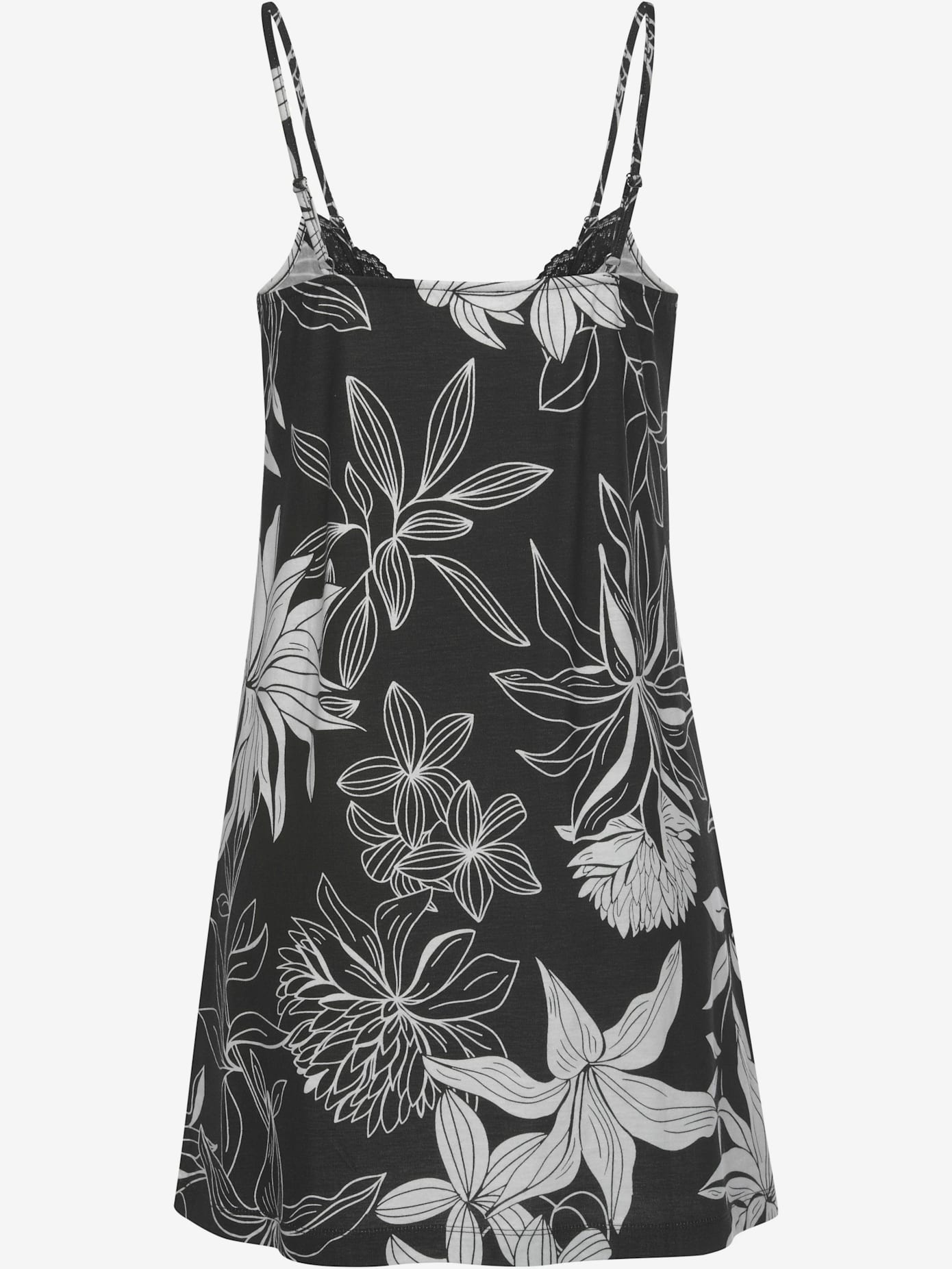 Déshabillé court à motif floral