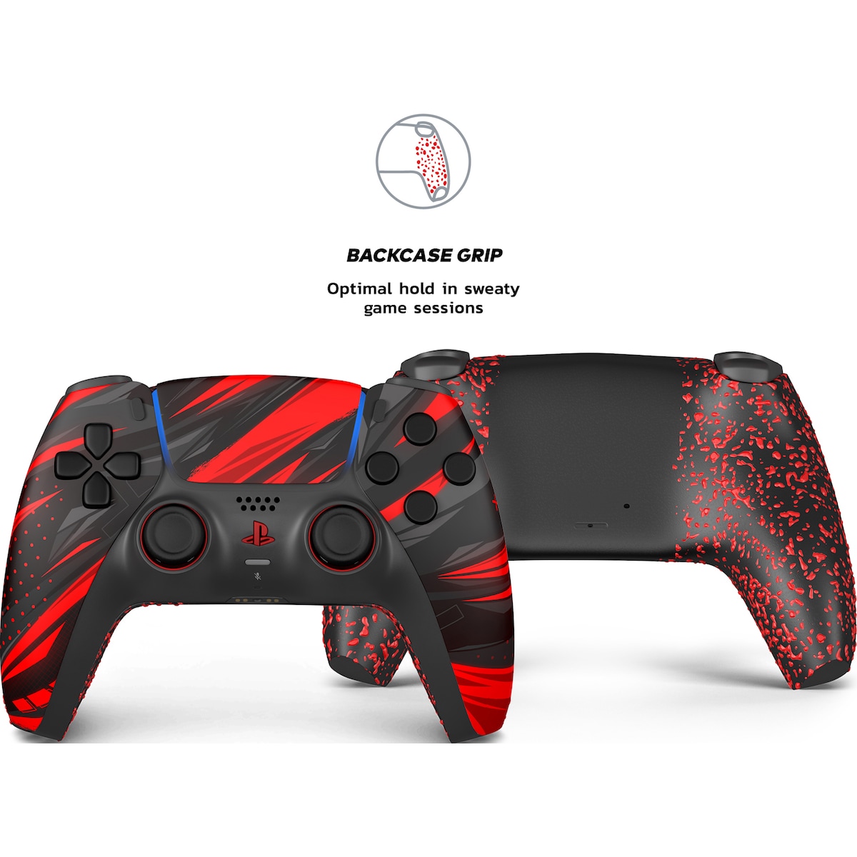King PS5 trådløs kontroller modell 4 (rage)