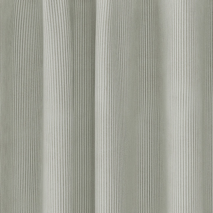 Rideau effet velours GoodHome Carrington l.135 x H.260 cm gris