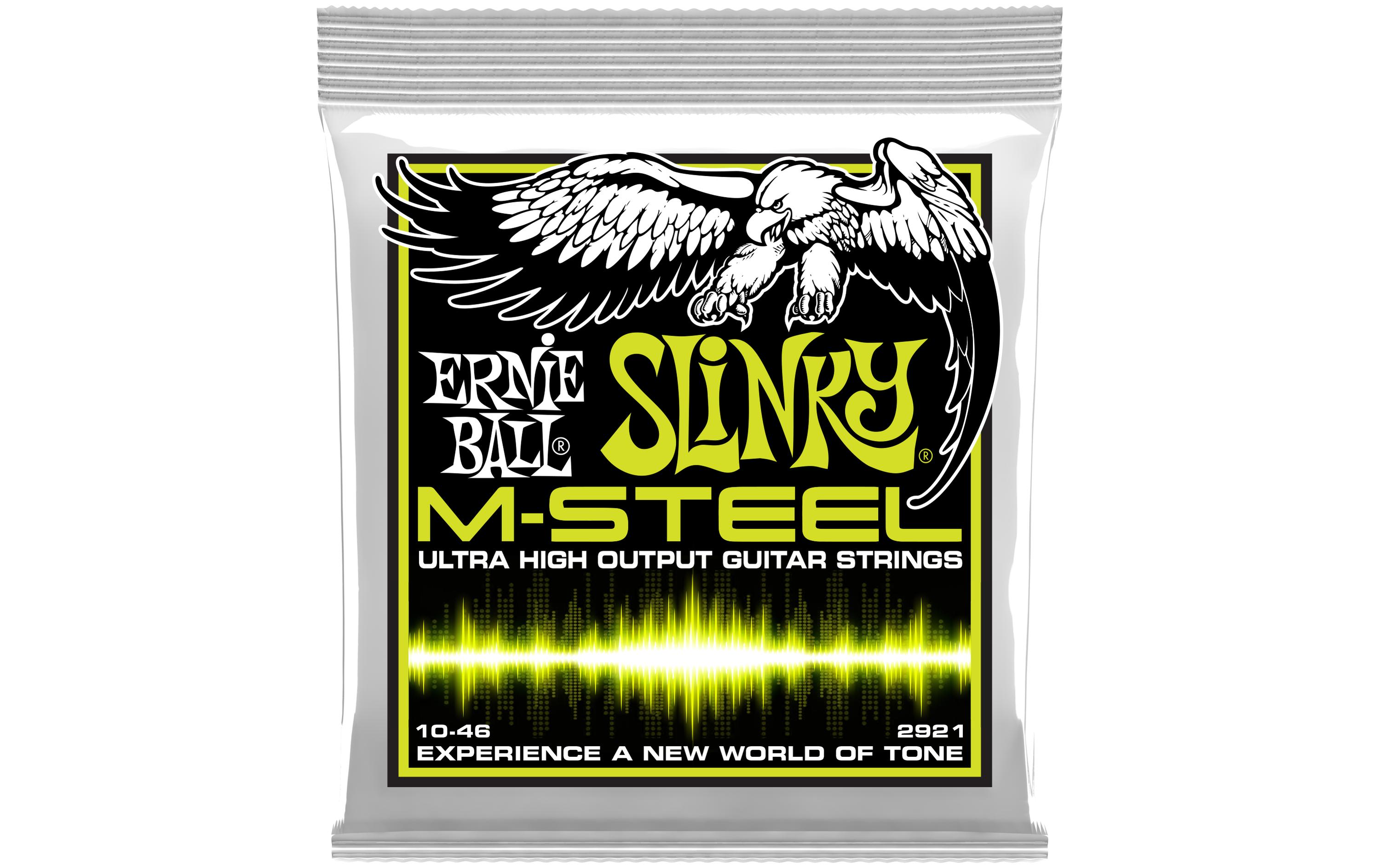 Gitarrensaiten 2921 Slinky M-Steel – Regular 10-46Praktischer Saitensatz für Ihre E-Gitarre