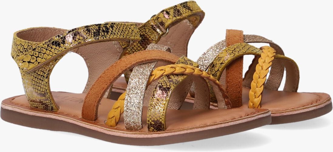 TON & TON gele ton & ton sandalen pl_om007