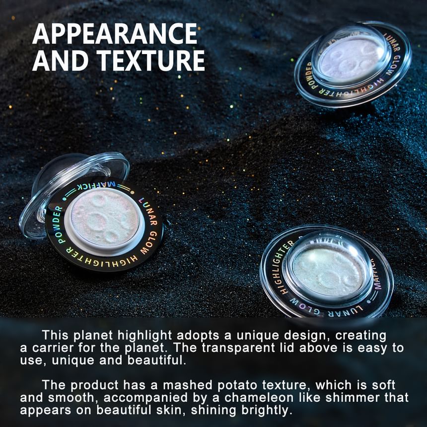 MAFFICK - Planet Clear Chameleon Highlighter - 3 kleuren