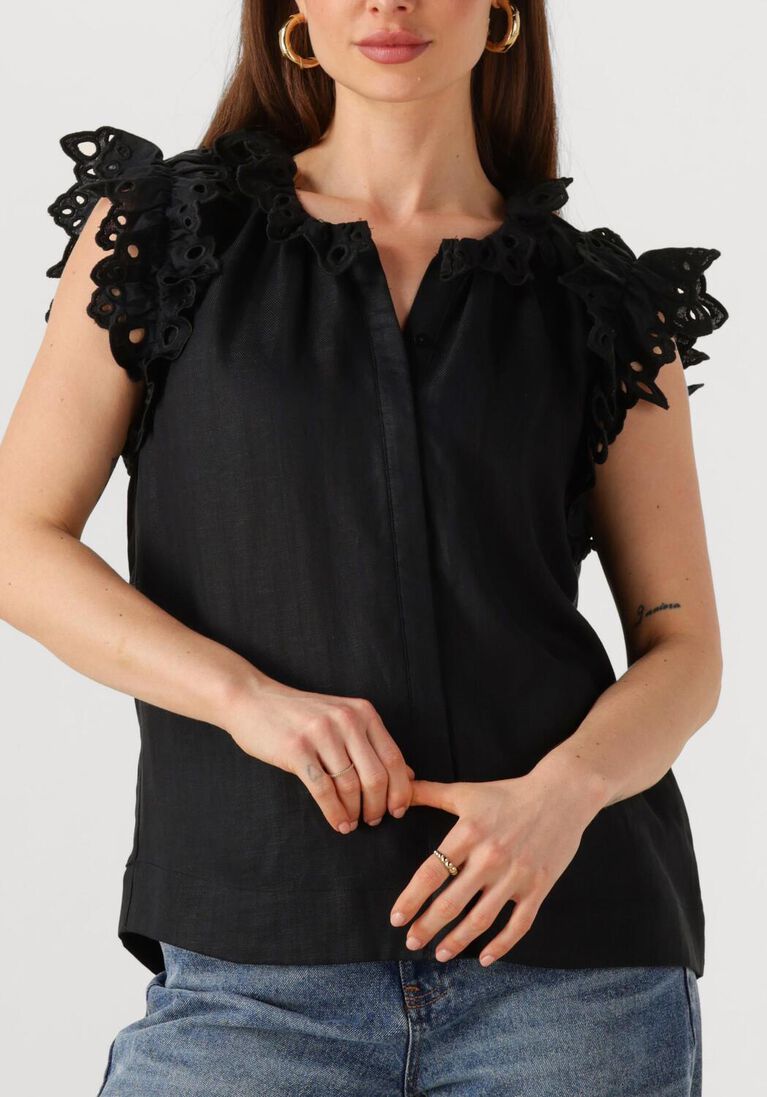 zwarte copenhagen muse blouses natuli shirt