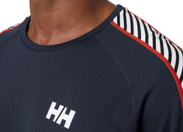 Lifa Active Stripe Crew Men undertrøje