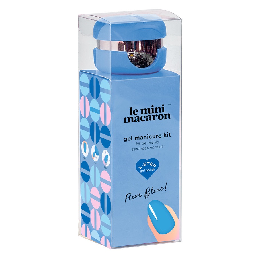 Le Mini Macaron Gel Manicure Kit Fleur Bleue 5pcs