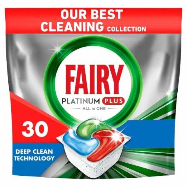 Fairy Platinum Plus All In One Spülmaschinentabs, 30 Tabs