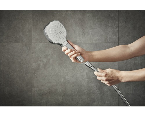 hansgrohe Croma Select E Vario handdouche 26812400 11x11 cm chroom/wit