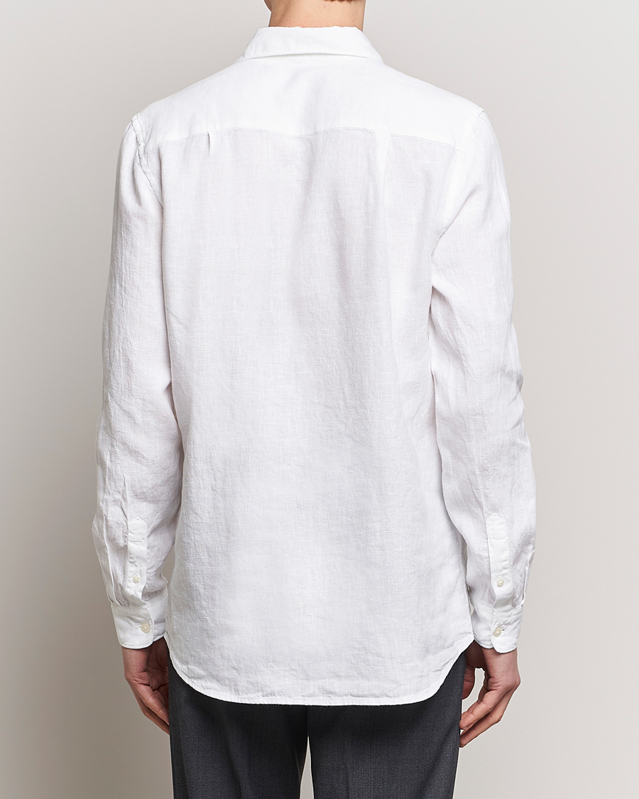 A Day's March Abu Linen Shirt White