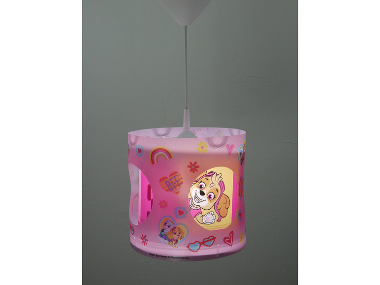 Draaibare hanglamp Paw Patrol, in hoogte verstelbaar