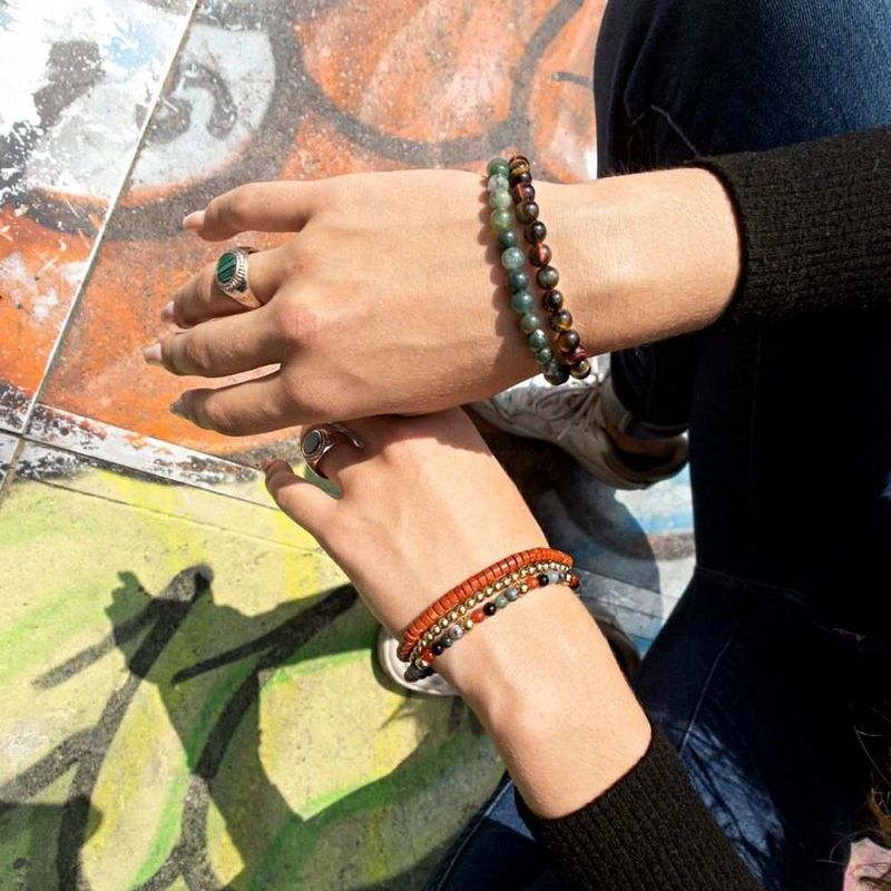 Rebel and Rose - RR-40100-G - Armband - Warm Winter Wishes - Maat XS
