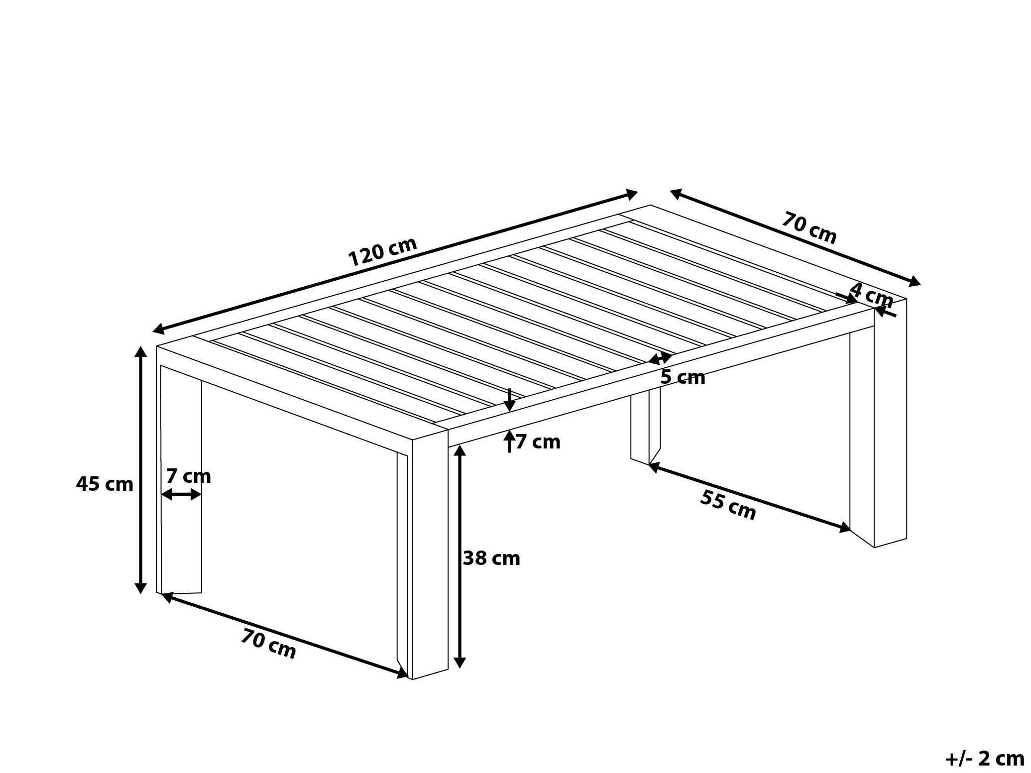 Tuin eettafel CASTELLA 120 cm 70 cm Metaal Taupe