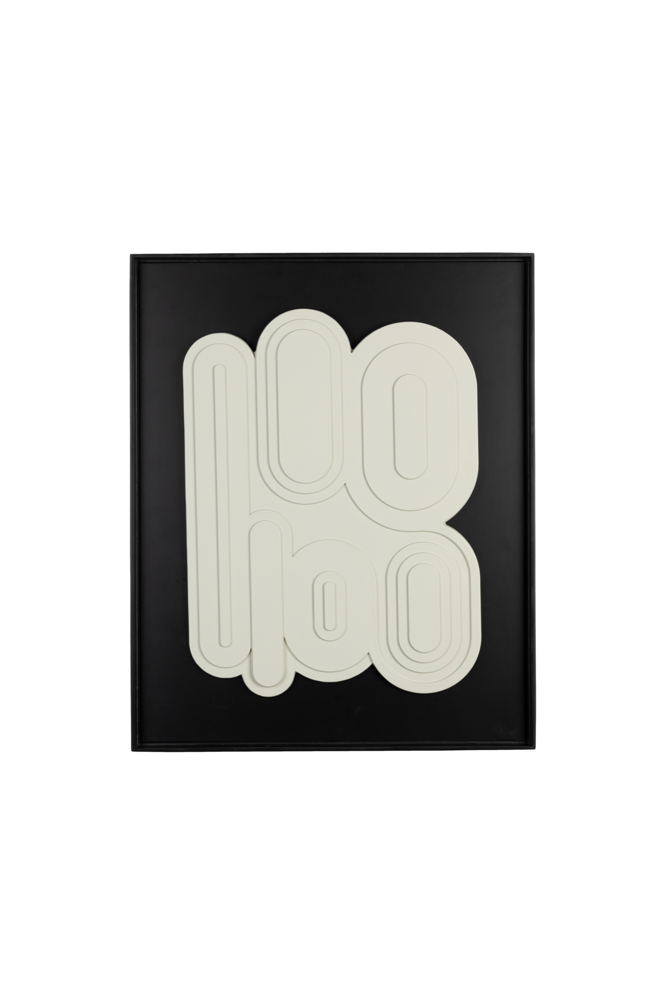 WALL ART AUGUST zwart AND wit