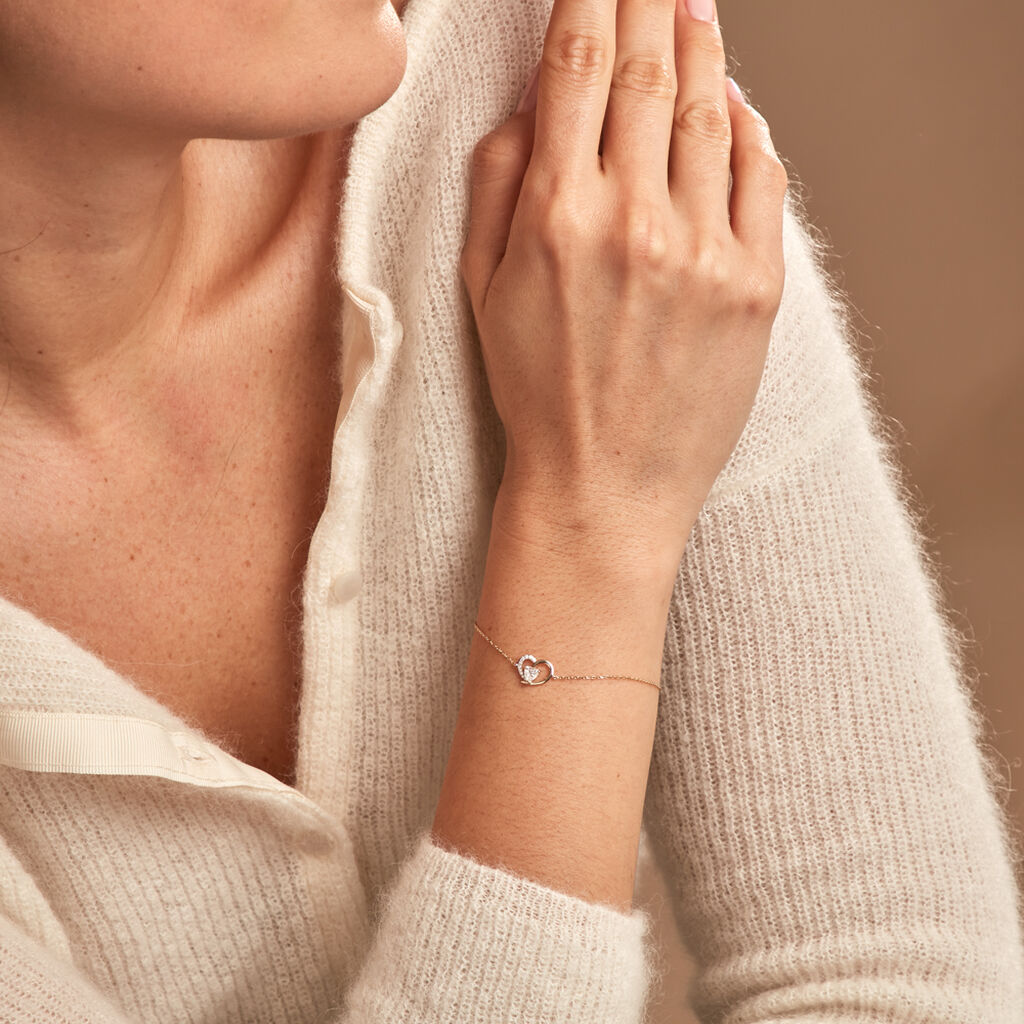 Bracelet Eliana Or Jaune Oxyde De Zirconium