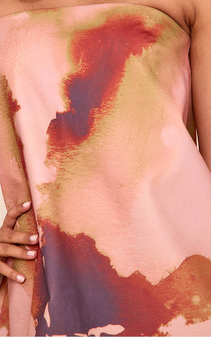 Marron Robe Ligne A À Bandeau