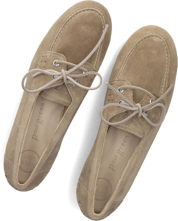 PAUL GREEN Mocassins Dames 1136 Maat: 38 Materiaal: Suède Kleur: Beige