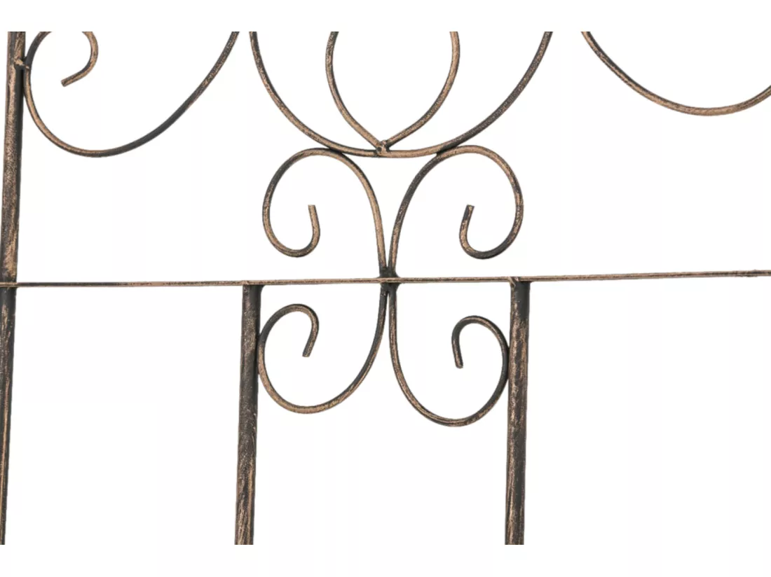 Lot de 2 treillis métal bronze 85.5 x 2 x 170 cm 10_0003844
