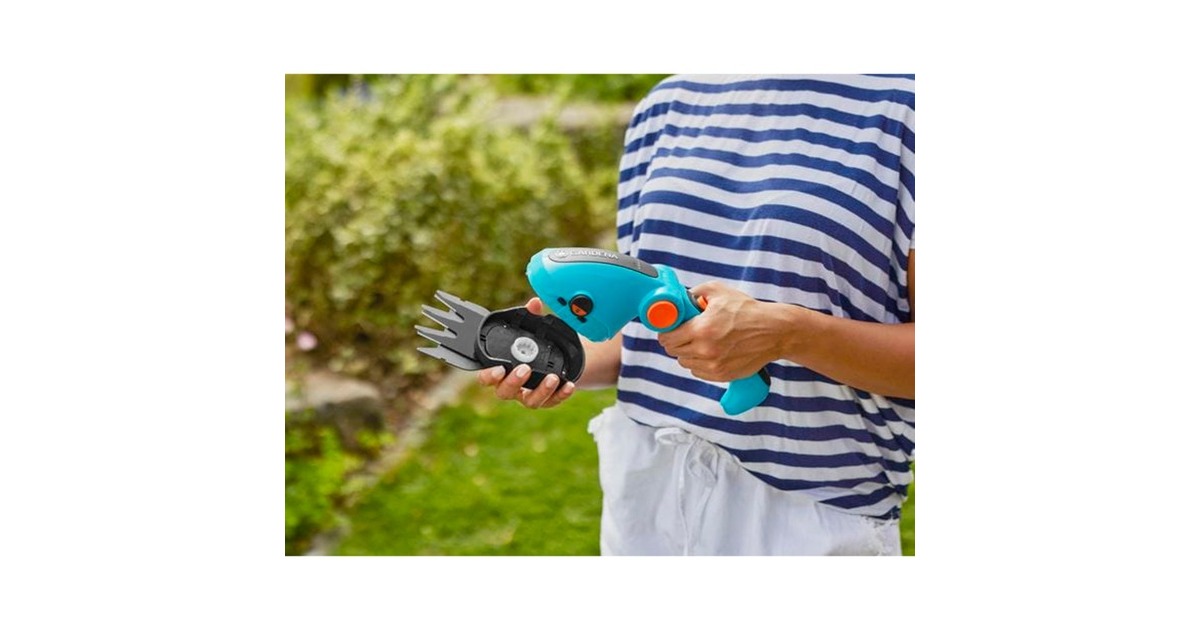 GARDENAAccu Gras- & Buxusschaar ComfortCut Li grasschaar  (Turquoise/zwart, Incl. Li-Ion-Accu 3,0Ah)