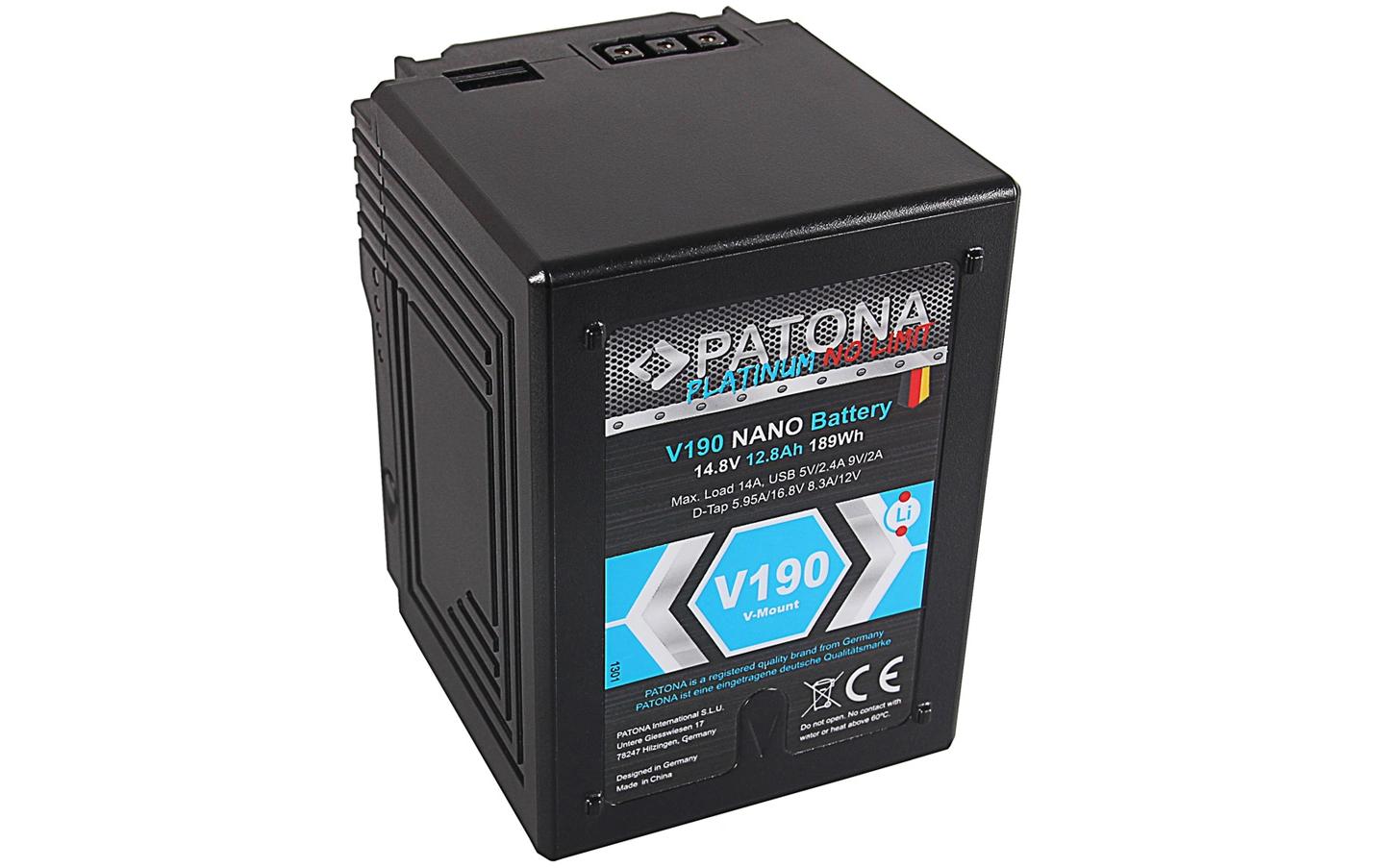 Platinum NANO Akku für Sony DSR 600P<br>Platinum NANO Batteriesatz für Sony