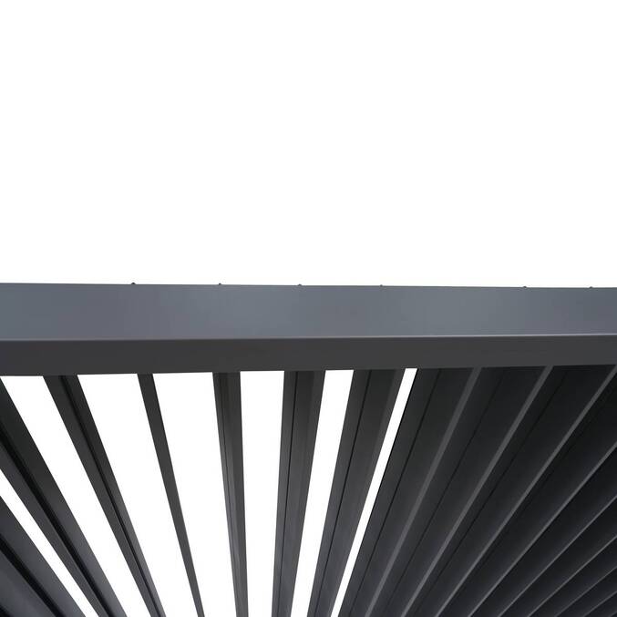 Pergola électrique bioclimatique autoportante EVORA Graphite