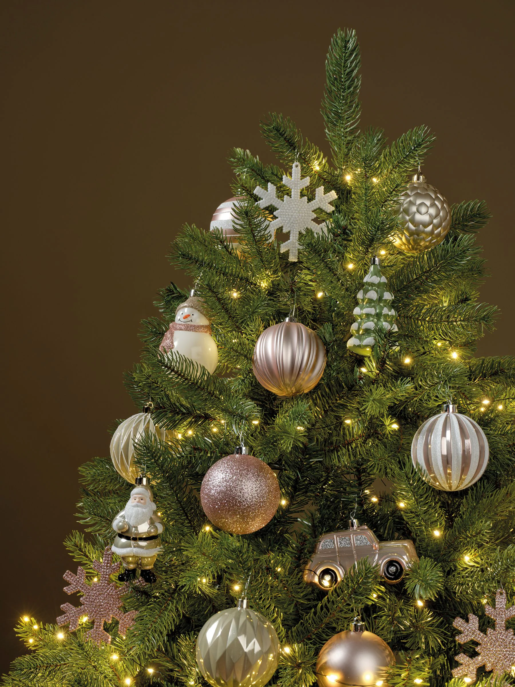 Decoris Decoris 25 Pieces onbreekbare Kerstmis ballen