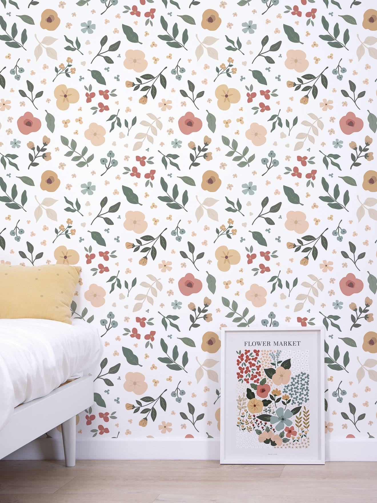 Papel de parede Folhas e Flores Bloem LILIPINSO multicolorido