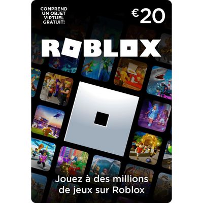 Carte dématérialisée Roblox 20€