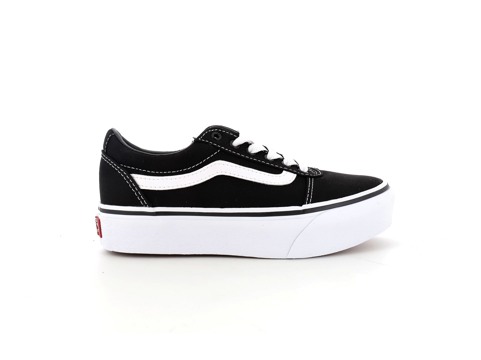 Vans-MY WARD PLATEFORM Matières combinées Noir Blanc