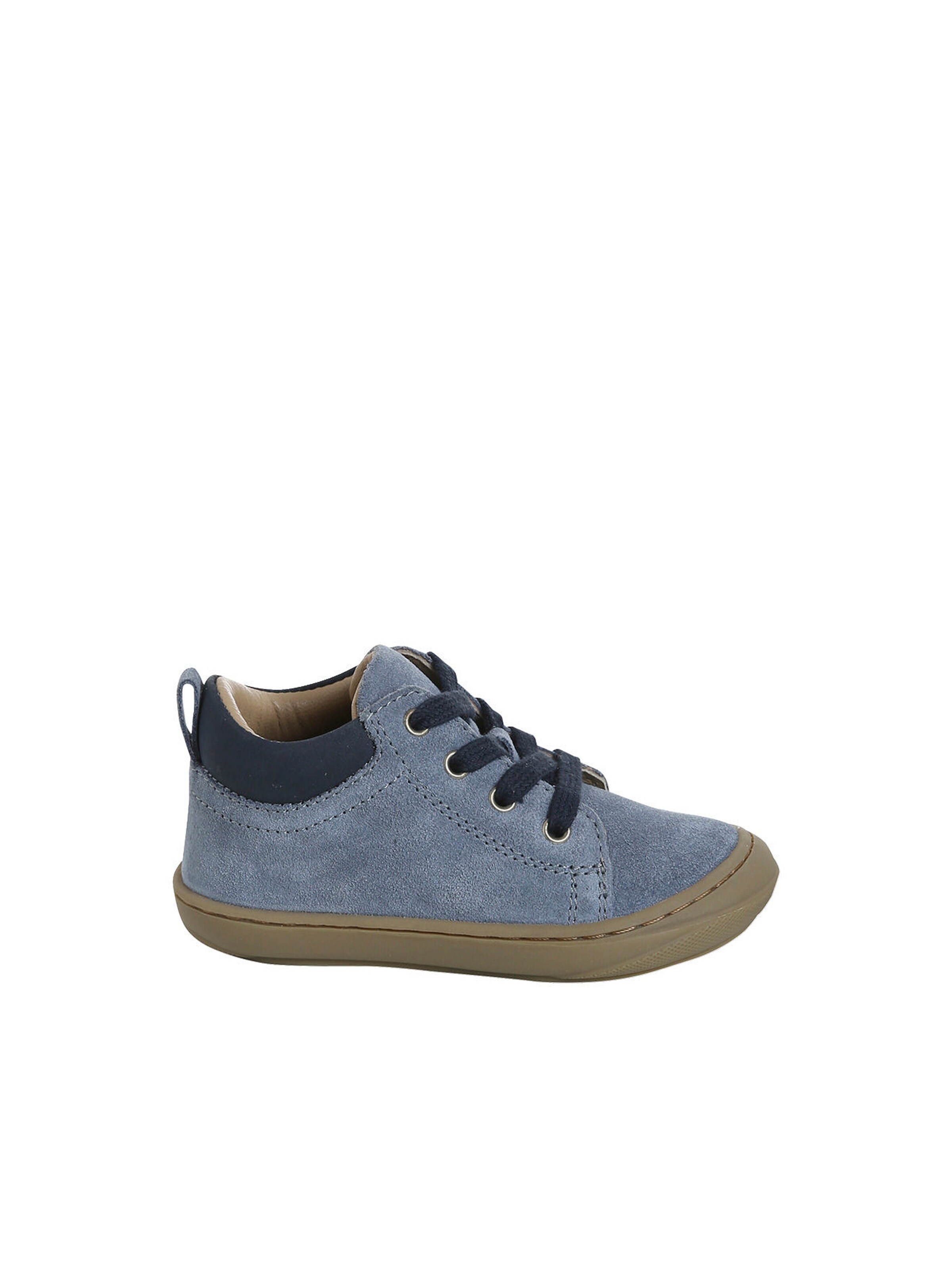 Vertbaudet Baby Lauflernschuhe mit Schnürung aus weichem Leder set blau