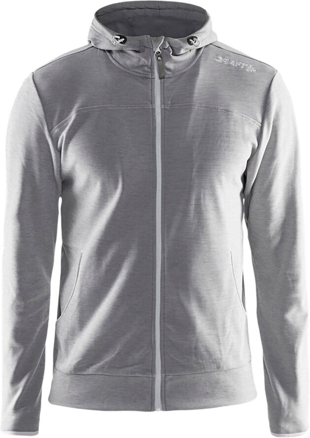Craft Leisure Full Zip Hættetrøje Grå
