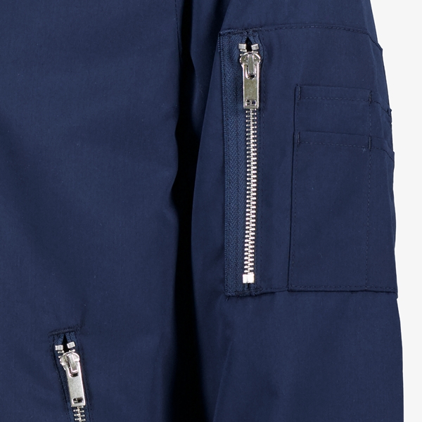 Product heren bomber jas blauw